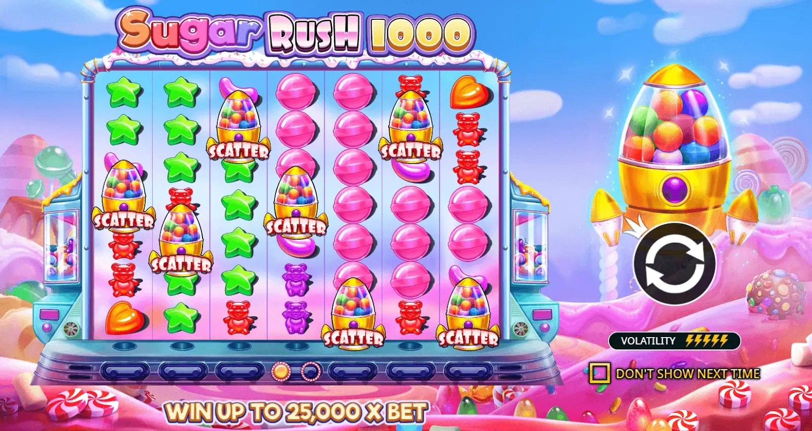 Sugar Rush Super Scatter Slot Demo by Pragmatic Play